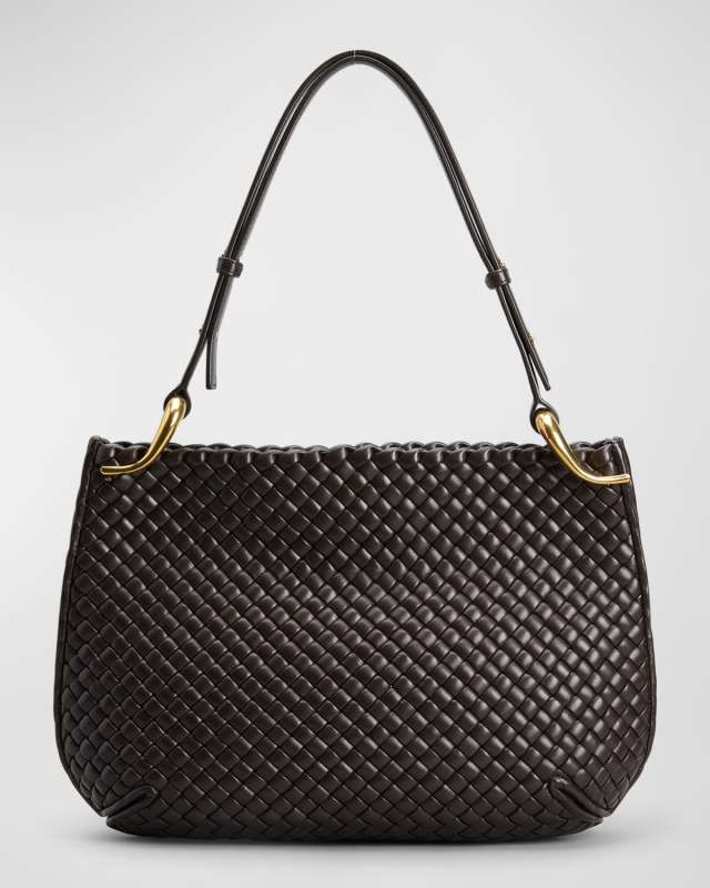 Pipe Medium Intreccio Shoulder Bag